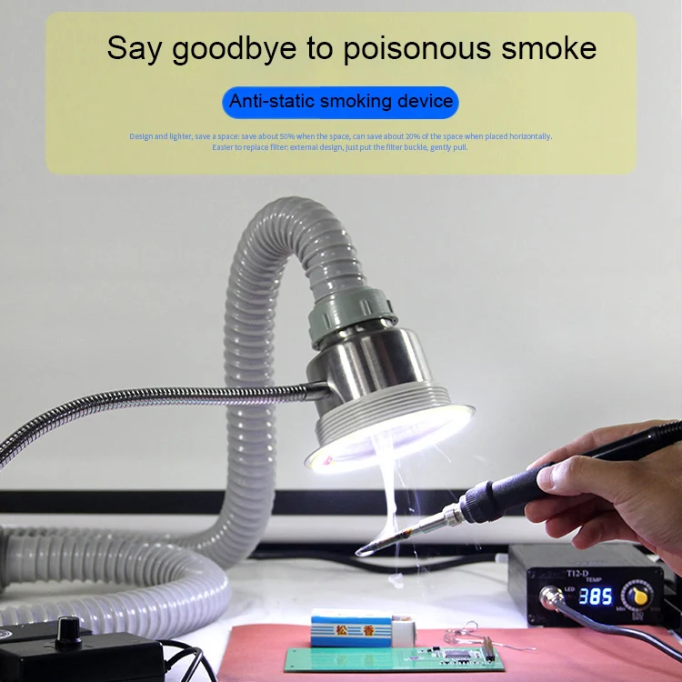 TBK Anti-static Sucking Smoke Instrument Mobile Phone Chip Circuit Board Welding Smoke Evacuator - Image 3