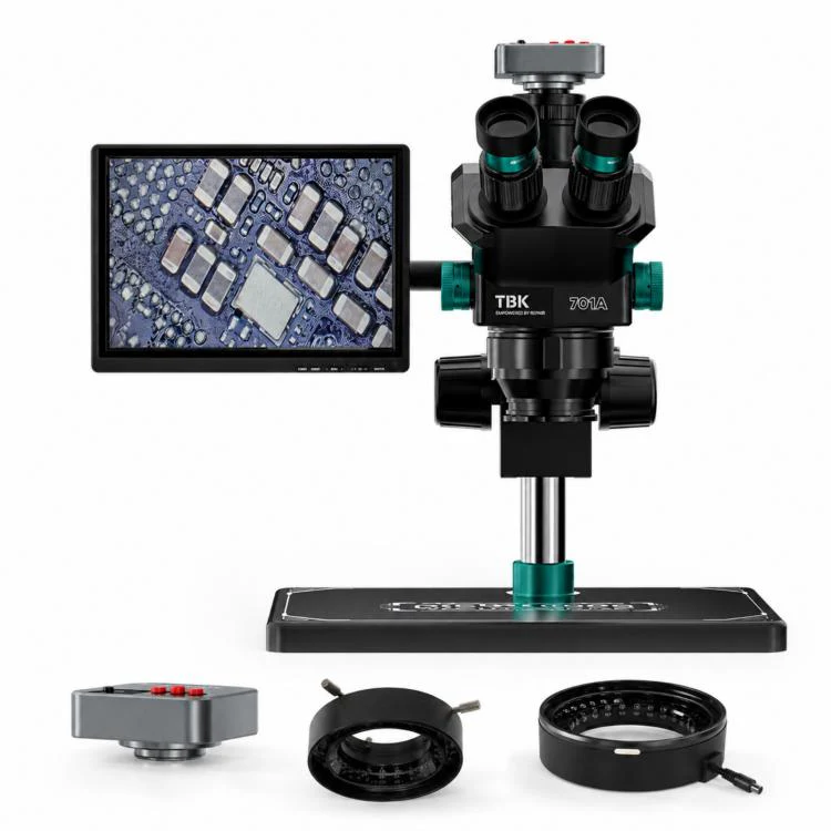 TBK TBK-701A 48MP 7X-60X Continuous Zoom Digital Microscope - Image 2