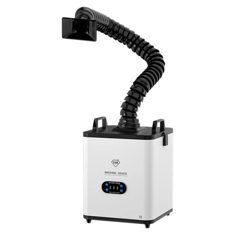TBK618 220V Soldering Fume Extractor Industrial Soldering Iron Fume Laser Marking Fume Extractor Mobile Purifying Smoke Apparatus