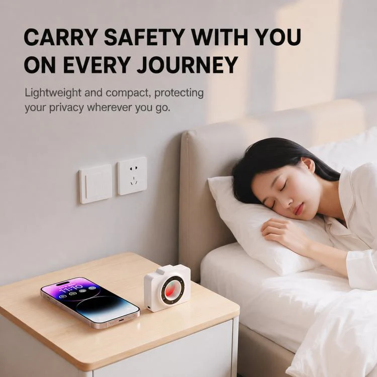 TC200 Anti-Spy Camera Detector Infrared Hotel Privacy Finder Device(Black) - Image 12