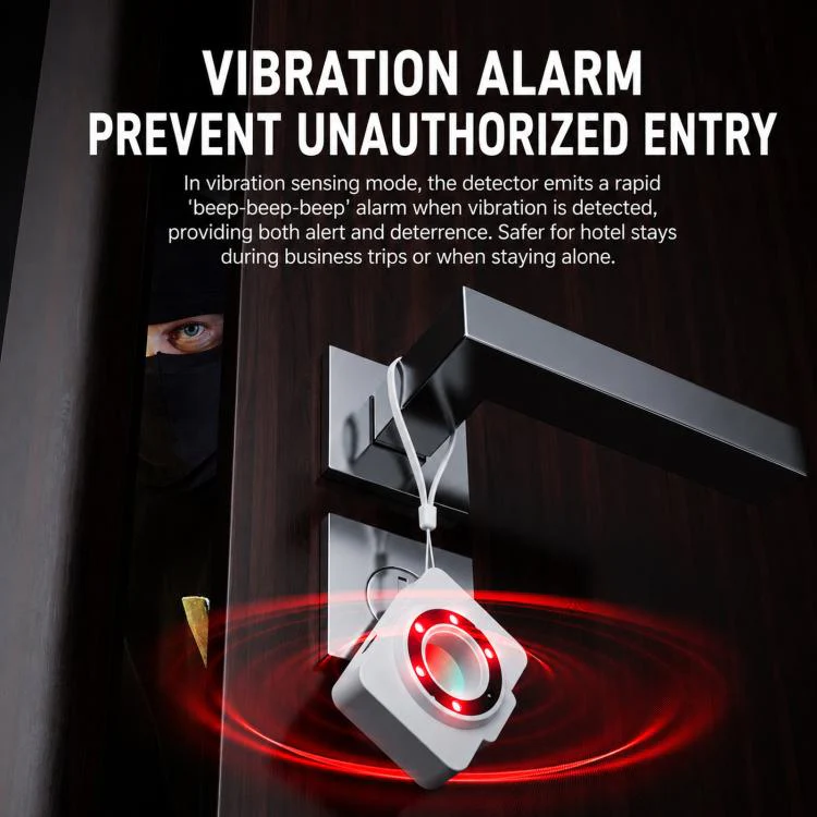 TC200 Anti-Spy Camera Detector Infrared Hotel Privacy Finder Device(Black) - Image 4