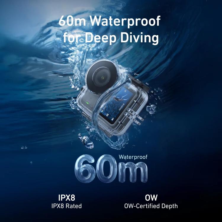 TELESIN 60m Waterproof Case for DJI Osmo Nano IPX8 Under-Water Dive Housing Anti-Fog Action Camera Protection Cover(Transparent) - Image 3
