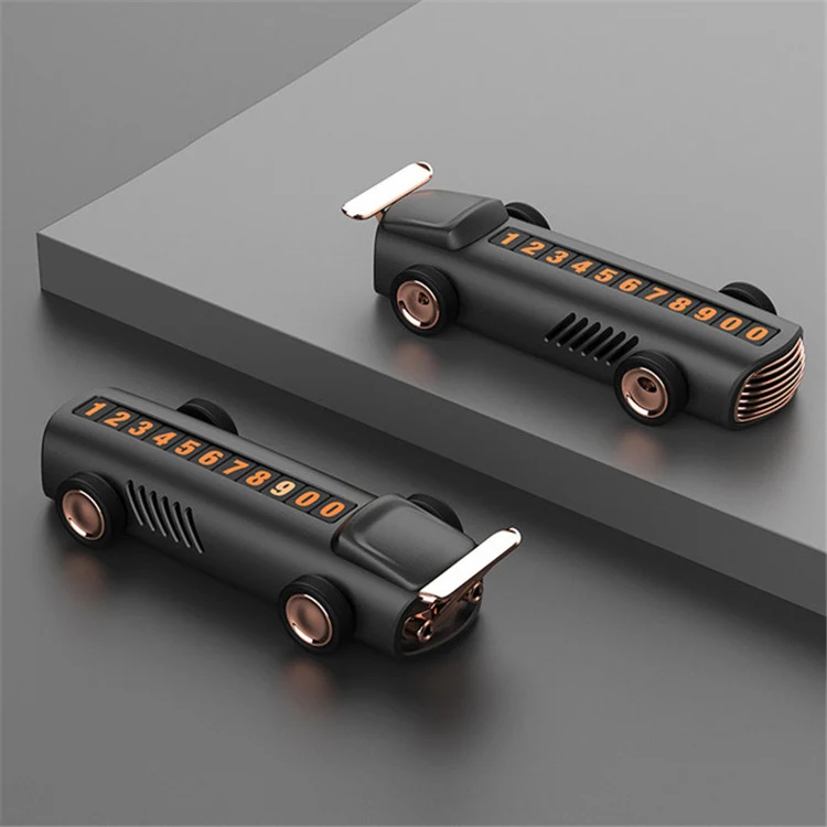 Temporary Parking Number Plate For Car With Hidden Car Card Multifunctional Car Perfume Decoration - Image 2