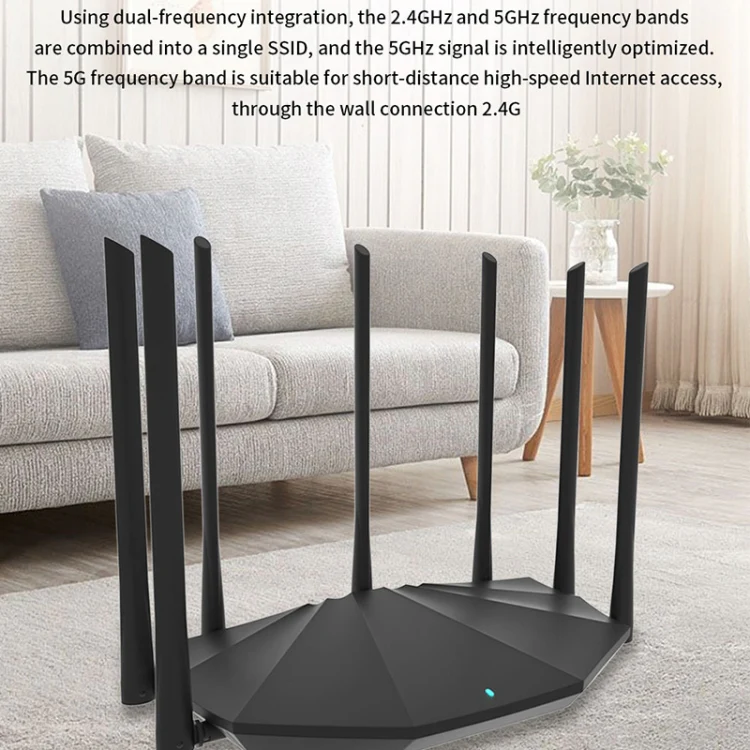 Tenda AC23 AC2100M Wireless WiFi IPV6 Home Coverage APP Control Extender Router - Image 12