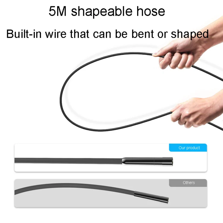 TESLONG MS450 5.5mm HD Pixel 4.5 Inch IPS LCD Screen Endoscope Auto Repair Tools, 5M - Image 3