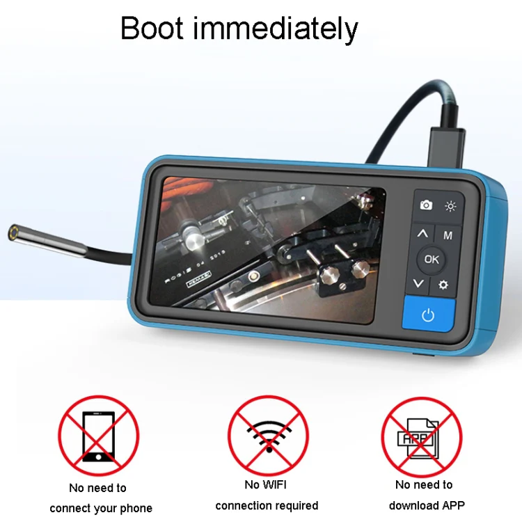 TESLONG MS450 5.5mm HD Pixel 4.5 Inch IPS LCD Screen Endoscope Auto Repair Tools, 5M - Image 4