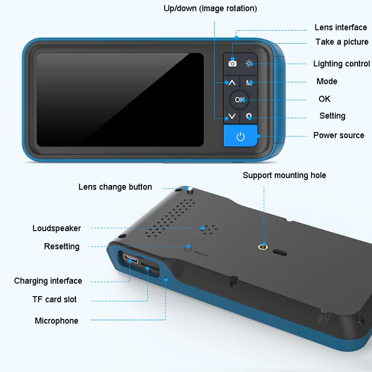 TESLONG MS450 5.5mm HD Pixel 4.5 Inch IPS LCD Screen Endoscope Auto Repair Tools, 5M - Image 7