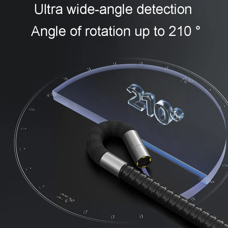 TESLONG TD500 8.5mm Lens HD 5 Inch Large Screen 360 Degree Dual Steering Borescope Industrial Components Overhaul - Image 6