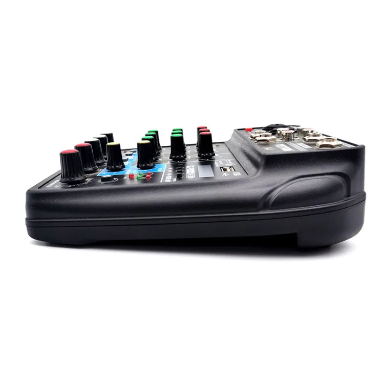 TEYUN A4 4-way Small Microphone Digital Mixer Live Recording Effector(US Plug) - Image 3