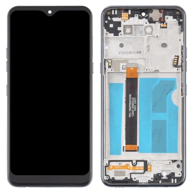 TFT LCD Screen for LG Q51 LM-Q510N Digitizer Full Assembly with Frame (Black) - Image 3