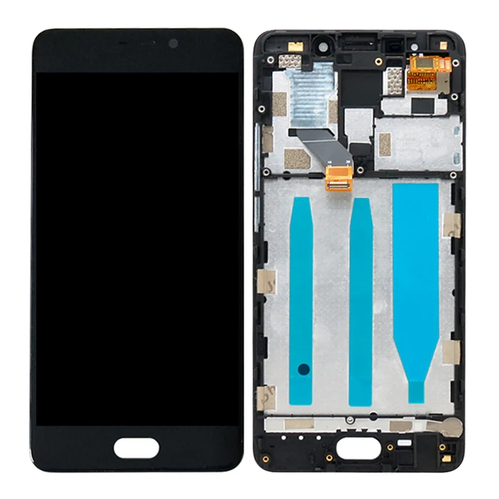 TFT LCD Screen for Meizu M6 Note Digitizer Full Assembly with Frame(Black) - Image 3
