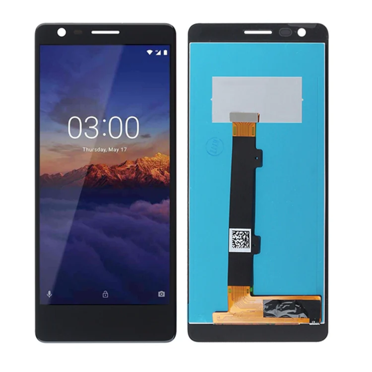 TFT LCD Screen for Nokia 3.1 with Digitizer Full Assembly  (Black) - Image 3