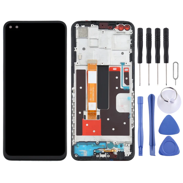 TFT LCD Screen for OPPO A92s/Reno4 Z PDKM00 Digitizer Full Assembly With Frame - Image 2