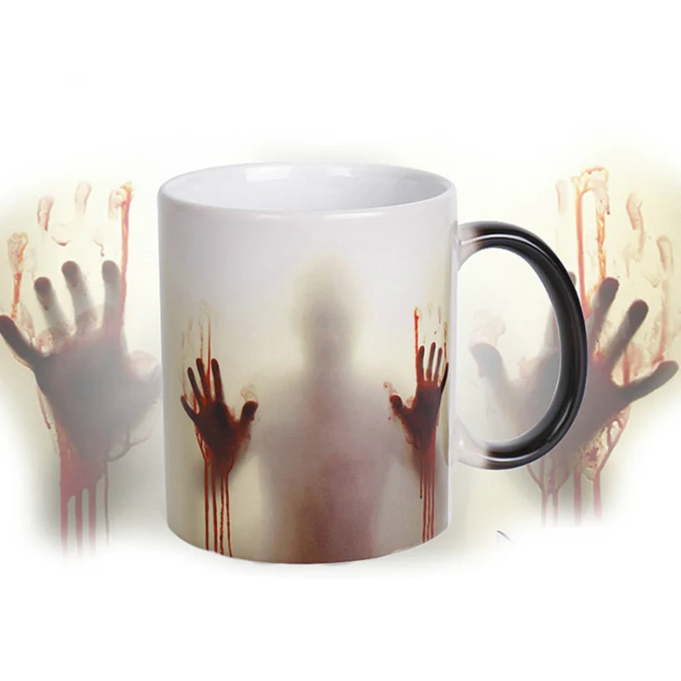 The Walking Dead Mug Color Changing Heat Sensitive Ceramic Coffee Mug 301-400ml(Black) - Image 4