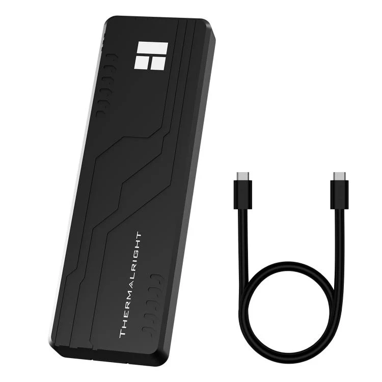 THERMALRIGHT HR-EB109 M.2 NVMe / SATA Dual Protocol SSD Enclosure with Type-C to Type-C Cable(Black)