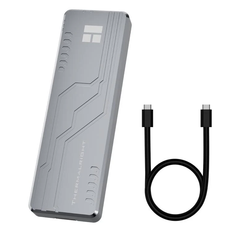 THERMALRIGHT HR-EB109 M.2 NVMe SSD Enclosure with Type-C to Type-C Cable(Grey)