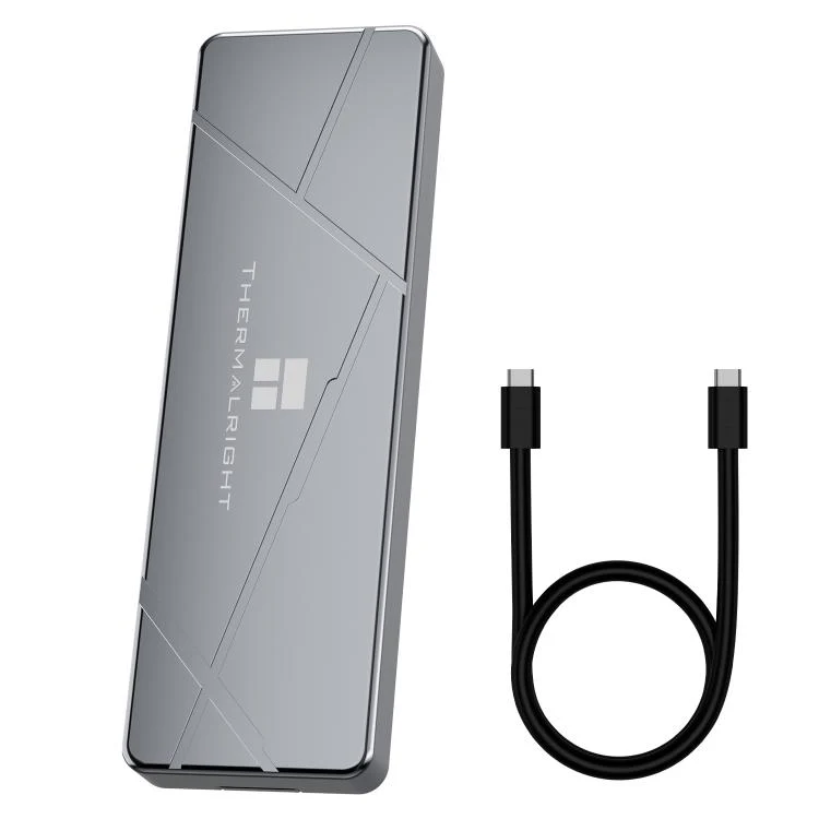 THERMALRIGHT HR-EB115 M.2 NVMe SSD Enclosure with Type-C to Type-C Cable(Grey)