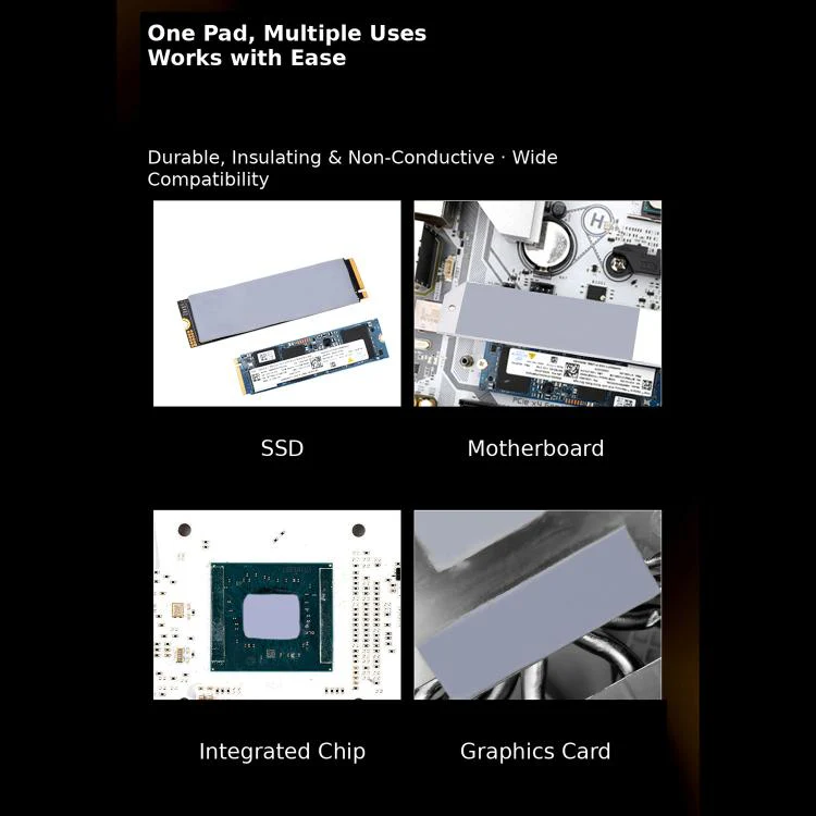 THERMALRIGHT PX7 M.2 SSD Thermal Silicone Pad, Thickness:0.5mm(Grey) - Image 5
