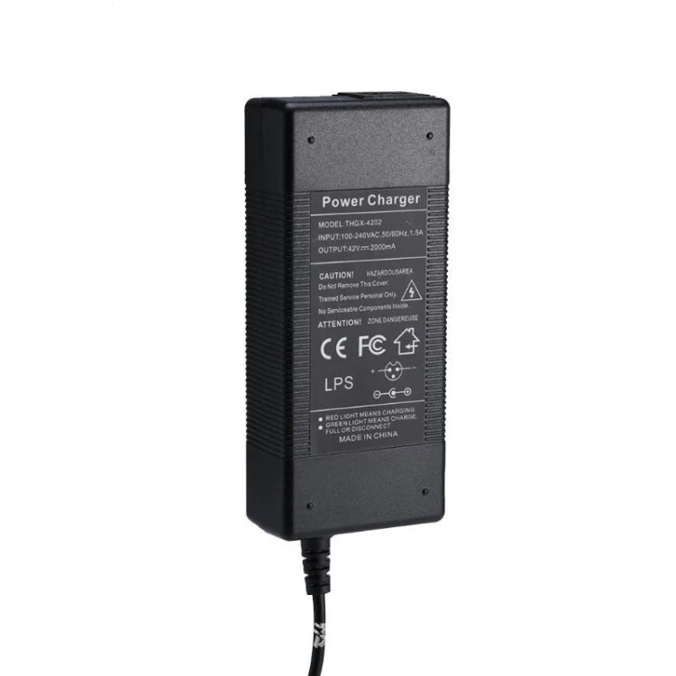 THGX-4202 42V / 2A DC 5.5mm Charging Port Universal Electric Scooter Power Adapter Lithium Battery Charger for Xiaomi Mijia M365 & Ninebot ES2 / ES4, US Plug - Image 5