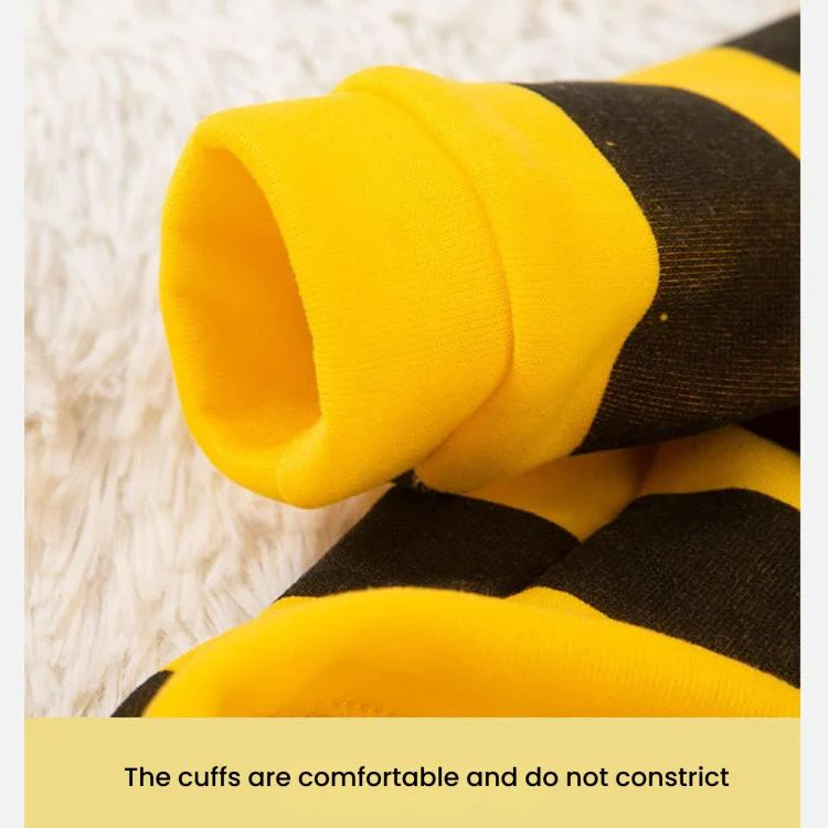 Thickened Leash-Friendly Dog Coat For Fall & Winter Bee-Themed Cat Clothing, Size: S - Image 4