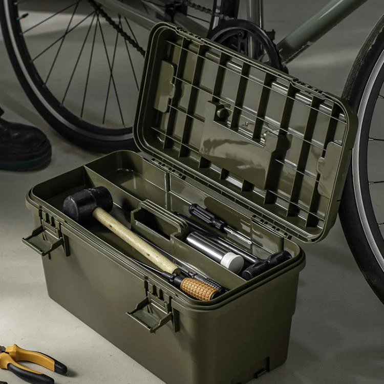 Thickened Plastic Storage Box For Hardware Gardening Tools, Size: Small 4L(Green) - Image 6