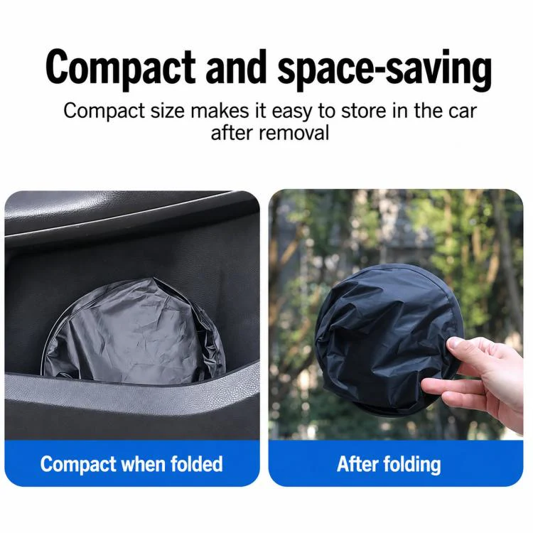 Titanium Silver Car Sunshade For Summer Suction-Cup Window Sunshade - Image 8