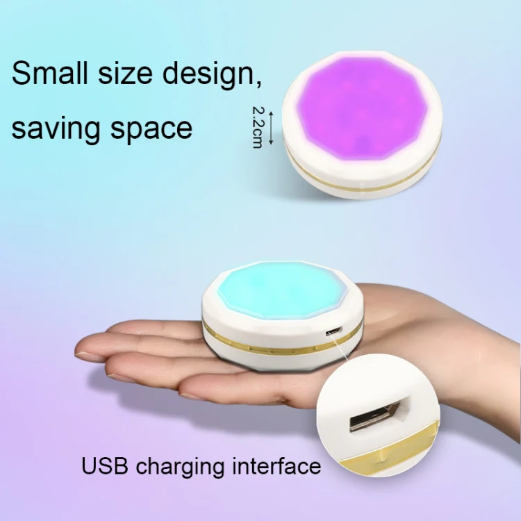 TL004-RGB USB Charging RGB Light Effect Ambient Light with Remote Control(Black Gold Edge) - Image 6