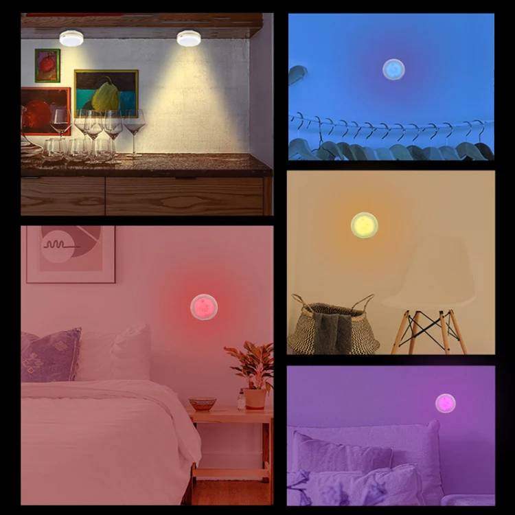 TL004-RGB USB Charging RGB Light Effect Ambient Light with Remote Control(Black Gold Edge) - Image 7
