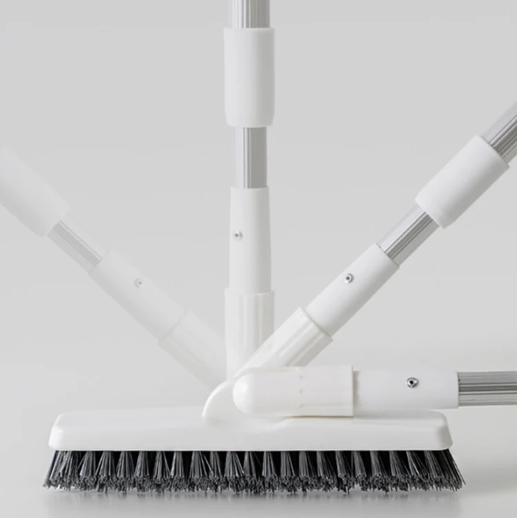 Toilet Brush Long Handle Bristle Floor Brush Bathroom Tile Wall Brush Gap To Dead Corner Cleaning Brush(White) - Image 8