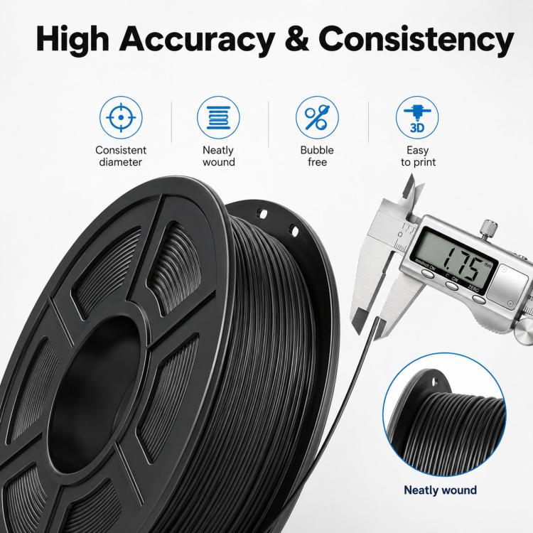 TPU 95A Flexible 3D Printer Filament 1.75mm 1kg Spool High Elasticity 3D Printing Material(Blue) - Image 4