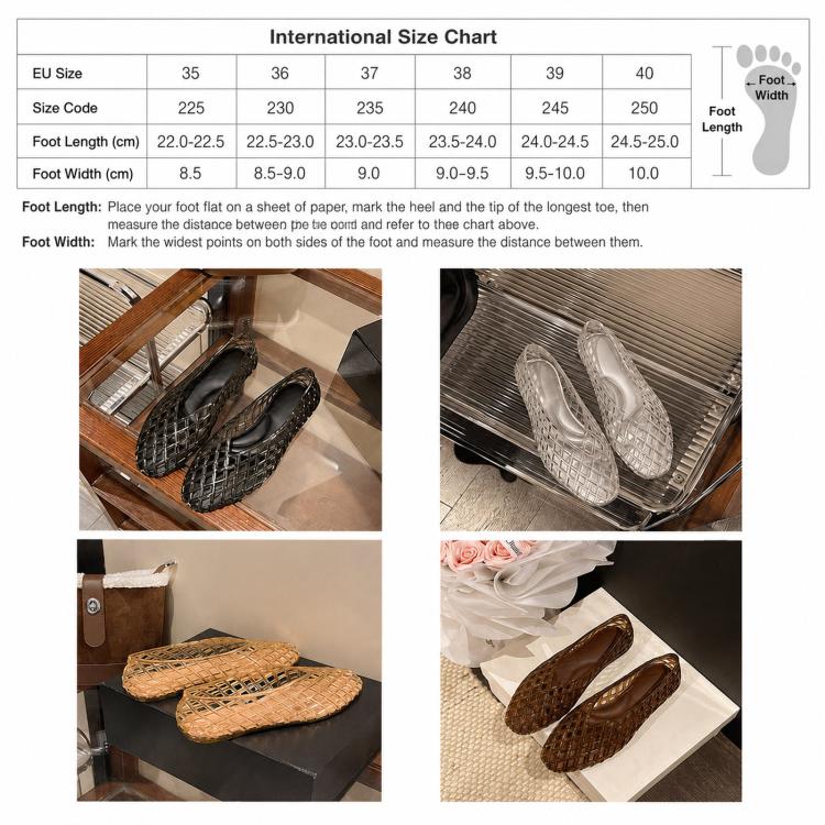 Transparent Jelly Crystal Toe-Cap Flat Hollow Sandals Breathable comfortable Shoes, Size: 37(White) - Image 10