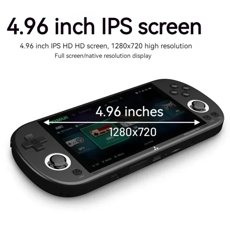 Trimui Smart Pro 4.96 Inch IPS Screen Handheld Game Console Open Source Linux System 128G(White) - Image 5