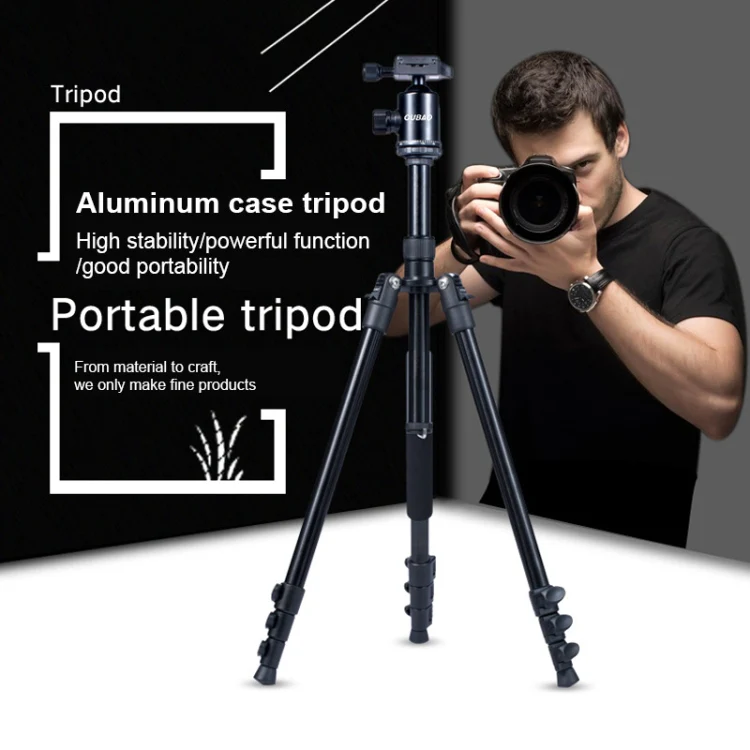 TRIOPO Oubao A-308S Adjustable Portable Aluminum Alloy Tripod with Ball Head for SLR Camera - Image 13