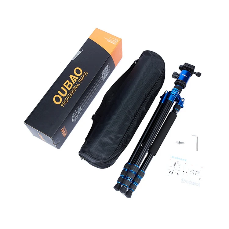 TRIOPO Oubao A-688 Adjustable Portable Aluminum Alloy Tripod with Ball Head for SLR Camera - Image 3
