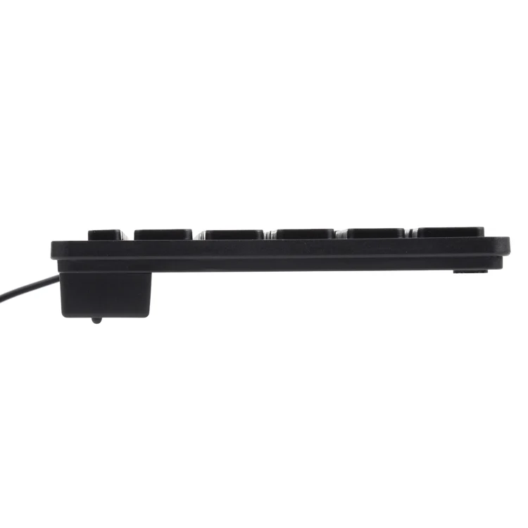 TT-A01 Ultra-thin Design Mini Wired Keyboard, Russian Version (Black) - Image 5