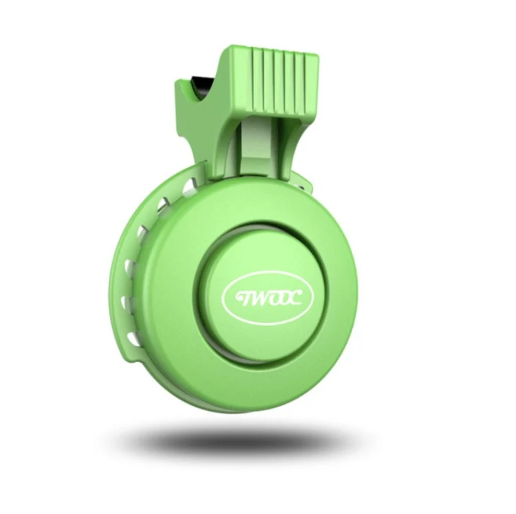 Twooc T-002 120dB Bicycle Scooter Accessories Equipped Electric Bell USB Charging Horn(Green) - Image 2