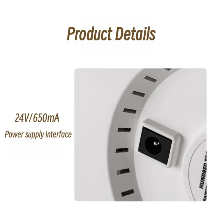 UFO Water Drop Aromatherapy Humidifier Desktop Remote Control Diffuser, Plug: US Plug(White) - Image 5
