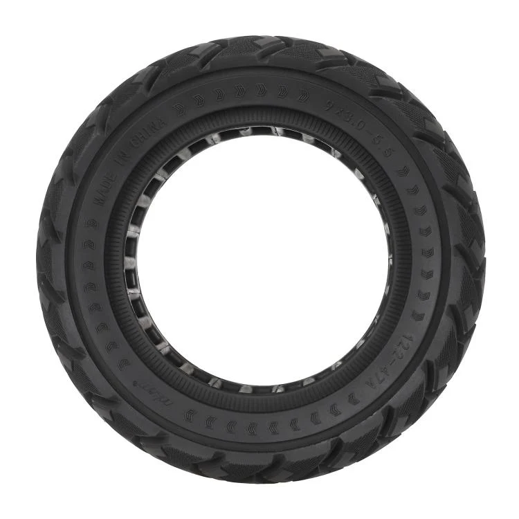 ULIP 9x3.0-5.5 Electric Scooter Solid Tire For Kukirin G2 Pro Off-Road Diamond Tread Replacement Tire(Black) - Image 5