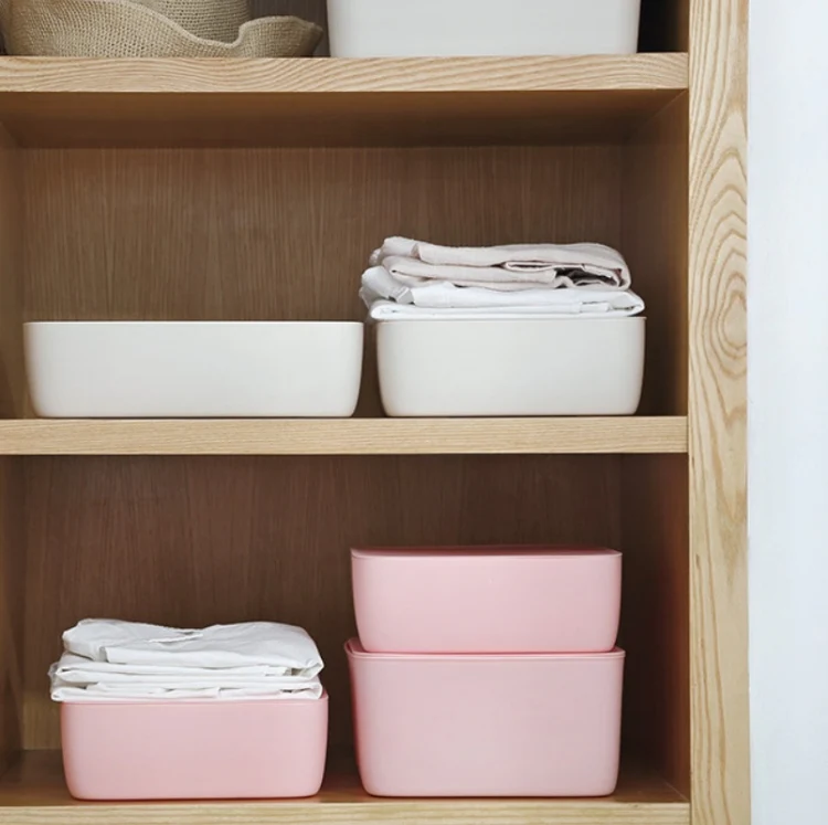 Underwear Storage Box Drawer Storage Socks Organizer 10 Cells（Without Cover）(Lotus Pink) - Image 6