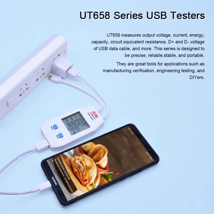 UNI-T USB Voltmeter Ammeter Tester UT658DUAL - Image 12