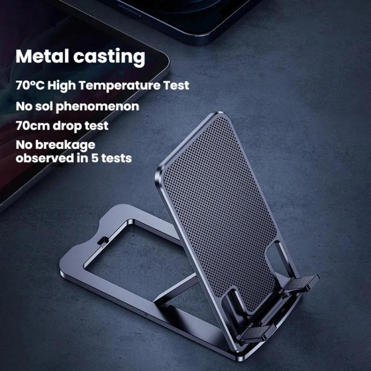 Universal Metal Phone Desktop Stand Tablet Portable Stand(Silver) - Image 2