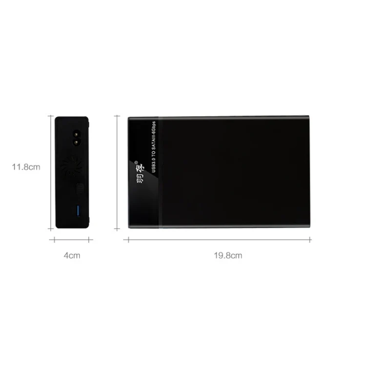 Universal SATA 2.5 / 3.5 inch USB3.0 Interface External Solid State Drive Enclosure for Laptops / Desktop Computers, The Maximum Support Capacity: 10TB - Image 3