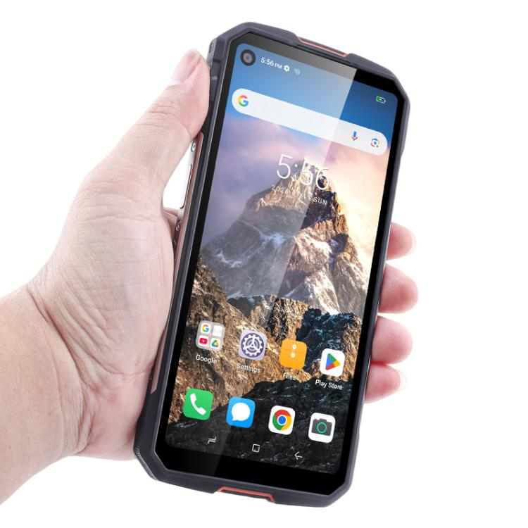 UNIWA F915 Rugged Phone, 4GB+64GB,  6.28 inch Android 160 Unisoc T310 Quad Core, Network: 4G, NFC, Plug:UK Plug(Black Orange) - Image 4