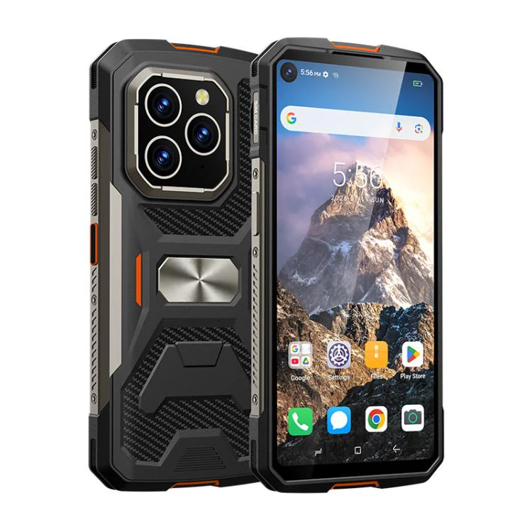 UNIWA F915 Rugged Phone, 4GB+64GB,  6.28 inch Android 160 Unisoc T310 Quad Core, Network: 4G, NFC, Plug:US Plug(Black Orange)