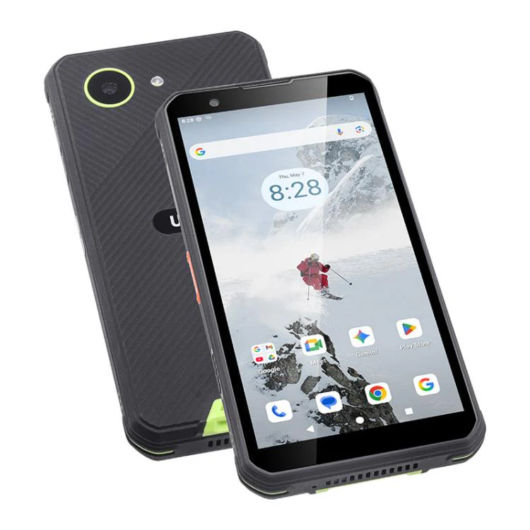UNIWA F999 Rugged Phone, 4GB+64GB, 5.33 inch Android 16.0 Unisoc T615 UMS9230E Octa Core, PTT Button, Network: 4G, NFC, Plug:AU Plug(Black Green) - Image 3