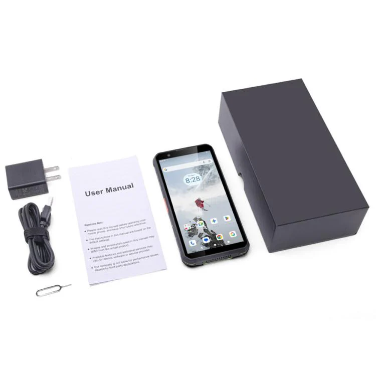 UNIWA F999 Rugged Phone, 4GB+64GB, 5.33 inch Android 16.0 Unisoc T615 UMS9230E Octa Core, PTT Button, Network: 4G, NFC, Plug:US Plug(Black Green) - Image 6