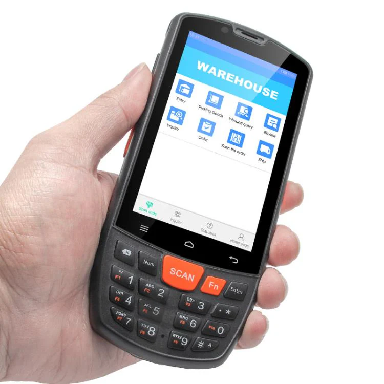 UNIWA HS006 Industrial PDA QR Code Scanner, 2GB+16GB, 4.0 inch Android 11 MediaTek MT6762 Octa Core, NFC, Network: 4G (UK Plug) - Image 4