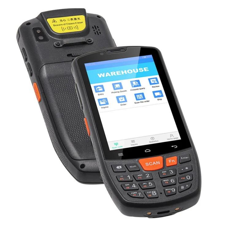 UNIWA HS006 Industrial PDA QR Code Scanner, 2GB+16GB, 4.0 inch Android 11 MediaTek MT6762 Octa Core, NFC, Network: 4G (US Plug) - Image 2