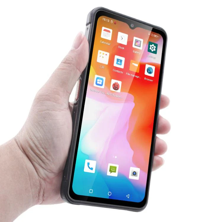UNIWA NR6600 Rugged Phone, 12GB+256GB, 6.6 inch Android 12.0 MediaTek Dimensity 7050 Octa Core, 8000mAh Battery, Network: 5G, NFC, PTT, OTG, Plug:EU Plug(Black) - Image 4