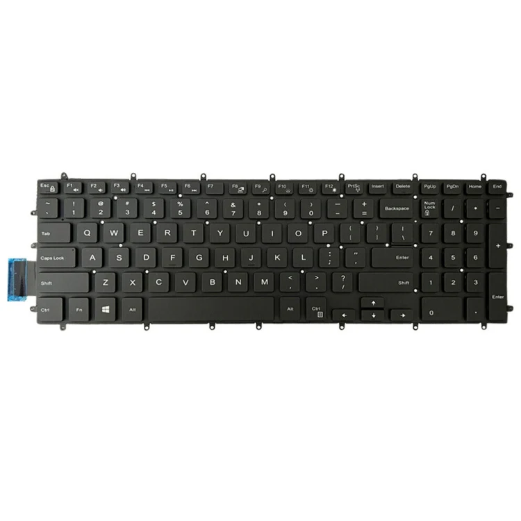 US Version White Word Laptop Keyboard For Dell G3 3579 3779 / G5 5587 / G7 7588(Black) - Image 2